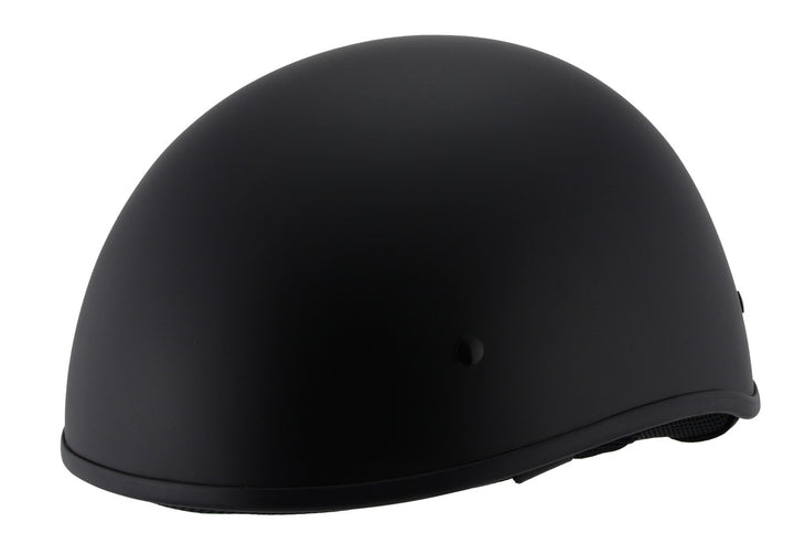 Milwaukee Performance Helmets MPH9710DOT Dot Approved Bare Bones Matte Black Half Motorcycle Helmet