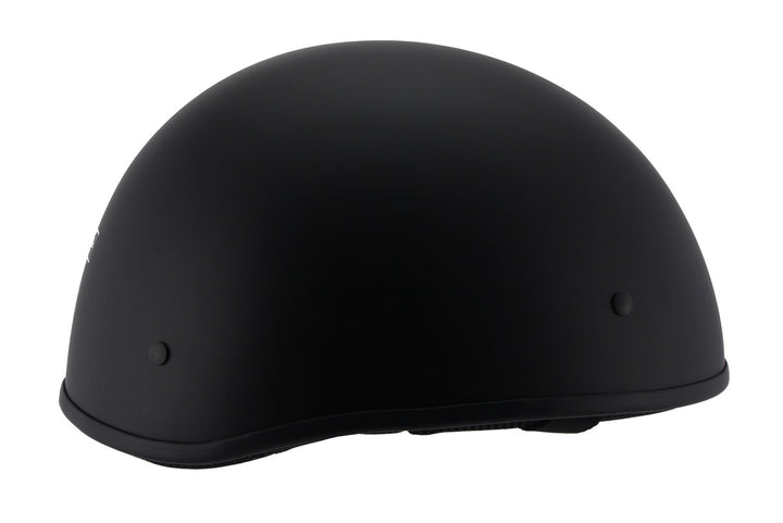 Milwaukee Performance Helmets MPH9710DOT Dot Approved Bare Bones Matte Black Half Motorcycle Helmet