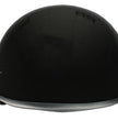 Milwaukee Helmets MPH9711DOT Bare Bones Glossy Black Half Motorcycle DOT Bikers Helmet
