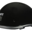 Milwaukee Helmets MPH9711DOT Bare Bones Glossy Black Half Motorcycle DOT Bikers Helmet