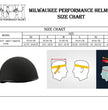 Milwaukee Performance Helmets MPH9712DOT Dot Approved Matte Black Half Motorcycle Helmet Biker