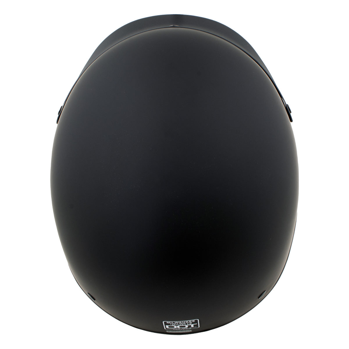 Milwaukee Helmets MPH9718DOT Momentum Matte Black Half Face