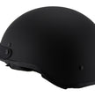 Milwaukee Performance Helmets MPH9720DOT DOT Approved Momentum Matte Black Half Motorcycle Helmet w/ Drop Down Visor