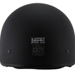 Milwaukee Performance Helmets MPH9720DOT DOT Approved Momentum Matte Black Half Motorcycle Helmet w/ Drop Down Visor