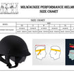 Milwaukee Performance Helmets MPH9720DOT DOT Approved Momentum Matte Black Half Motorcycle Helmet w/ Drop Down Visor