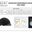 Milwaukee Helmets MPH9722DOT Matte Black Half Helmet with Drop Down Sun Visor