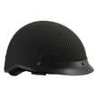 Milwaukee Helmets MPH9722DOT Matte Black Half Helmet with Drop Down Sun Visor