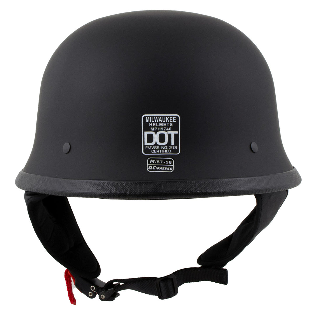 dot spiked german motorcycle helmet Flat Black Novelty With Spikes Dimensions Size Length Width Height Weight XS 12 1/2 9 3/4 6 1.74 lb S 12 1/2 9 3/4 6 1.72 lb M 12 5/8 10 1/4 6 1/4 1.98 lb L 12 5/8 10 1/4 6 1/4 1.96 lb XL 13 10 3/4 6 3/8 2.02 lb D.O.T. German- Dull Black