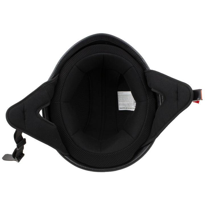 Milwaukee Helmets MPH9740DOT Motorrad DOT German Style Matte Black Half Face Motorcycle Bikers Helmet