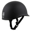 Milwaukee Helmets Polo Style Matte Black Motorcycle Half Face Helmet DOT Approved MPH9750DOT