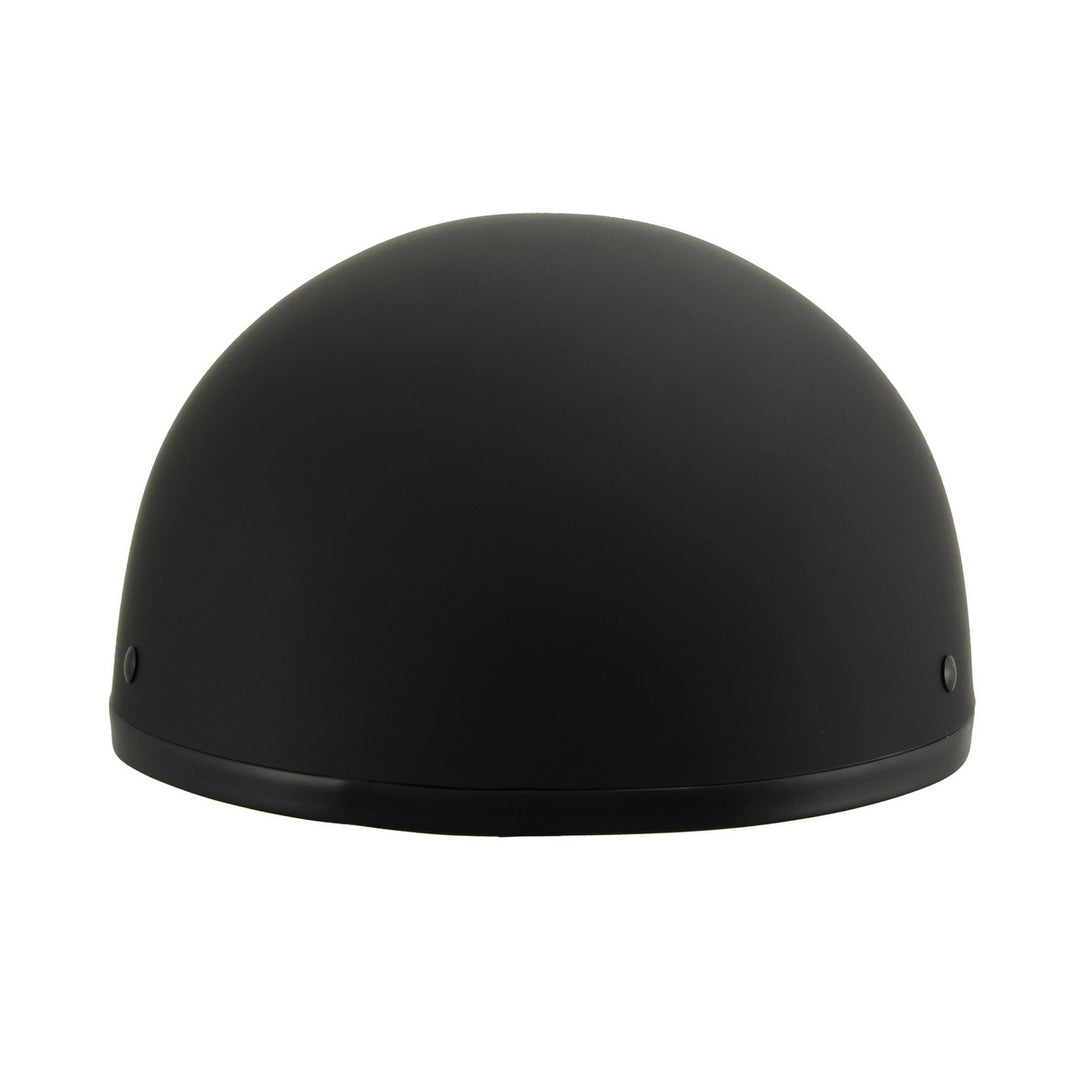 Milwaukee Helmets MPH9770DOT Americas Smallest Matte Black Half Helmet