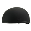 Milwaukee Helmets MPH9770DOT Americas Smallest Matte Black Half Helmet