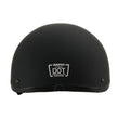Milwaukee Helmets MPH9770DOT Americas Smallest Matte Black Half Helmet