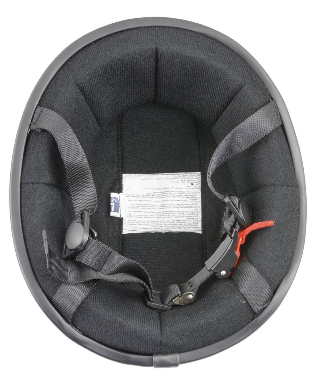 Milwaukee Helmets MPH9876N Novelty Punished Skulls Matte Black Half Helmet