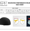 Milwaukee Helmets MPH9770DOT Americas Smallest Matte Black Half Helmet
