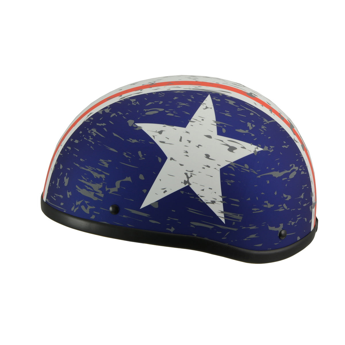 Milwaukee Performance Helmets MPH9774DOT 'Vintage Star' DOT Half Face Helmet