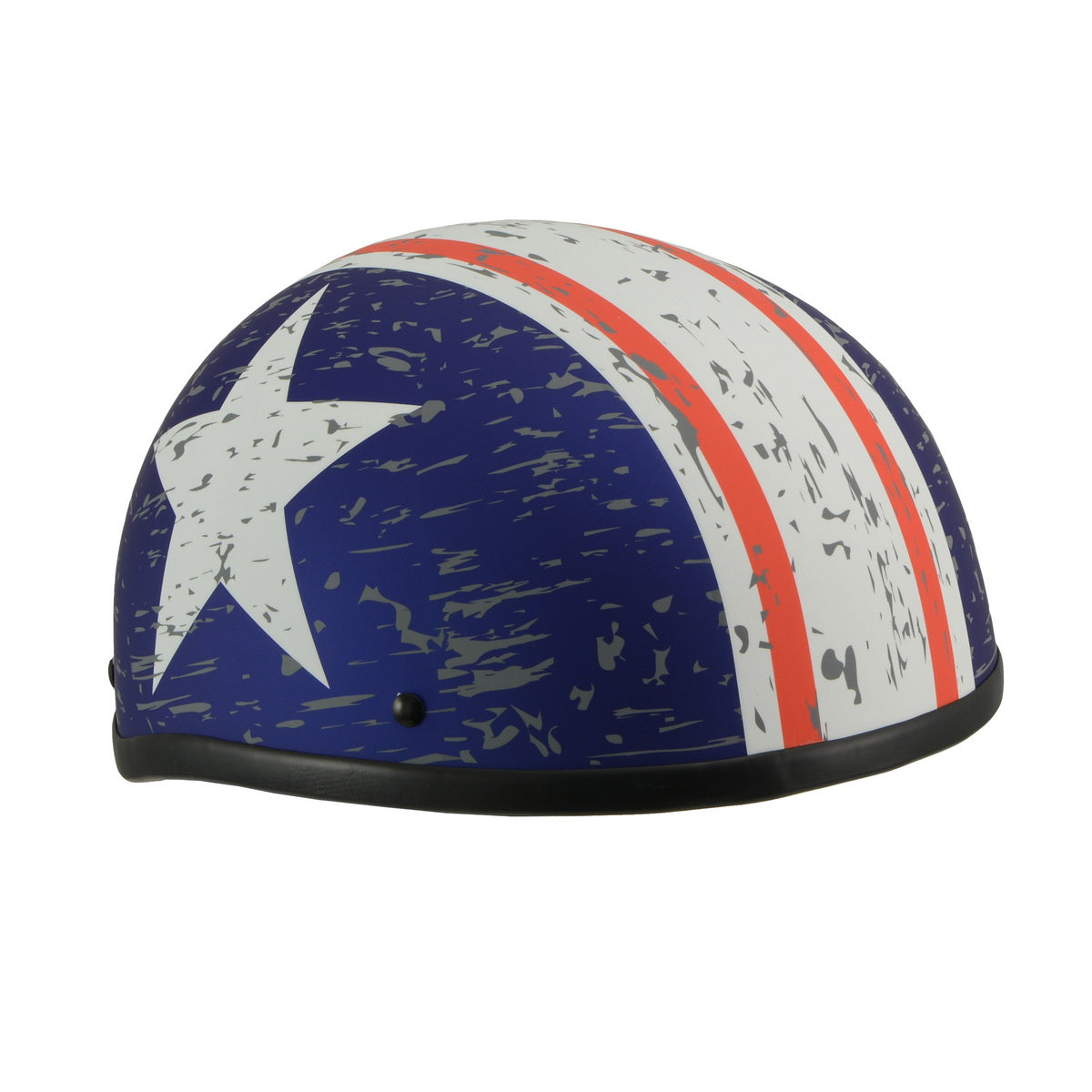 Milwaukee Performance Helmets MPH9774DOT 'Vintage Star' DOT Half Face Helmet