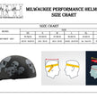 Milwaukee Helmets MPH9775DOT Americas Smallest Matte Black Half Helmet with Skeleton Head Graphics