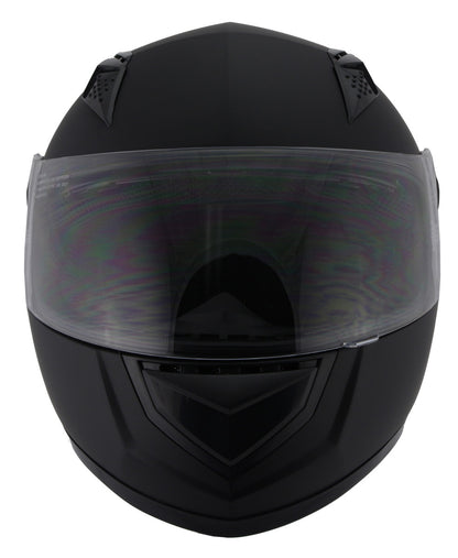 Milwaukee Performance Helmets MPH9800DOT 'Velocity' Full Face Matte Black Helmet