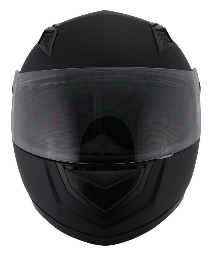 Milwaukee Performance Helmets MPH9800DOT Velocity Full Face Matte Black Helmet