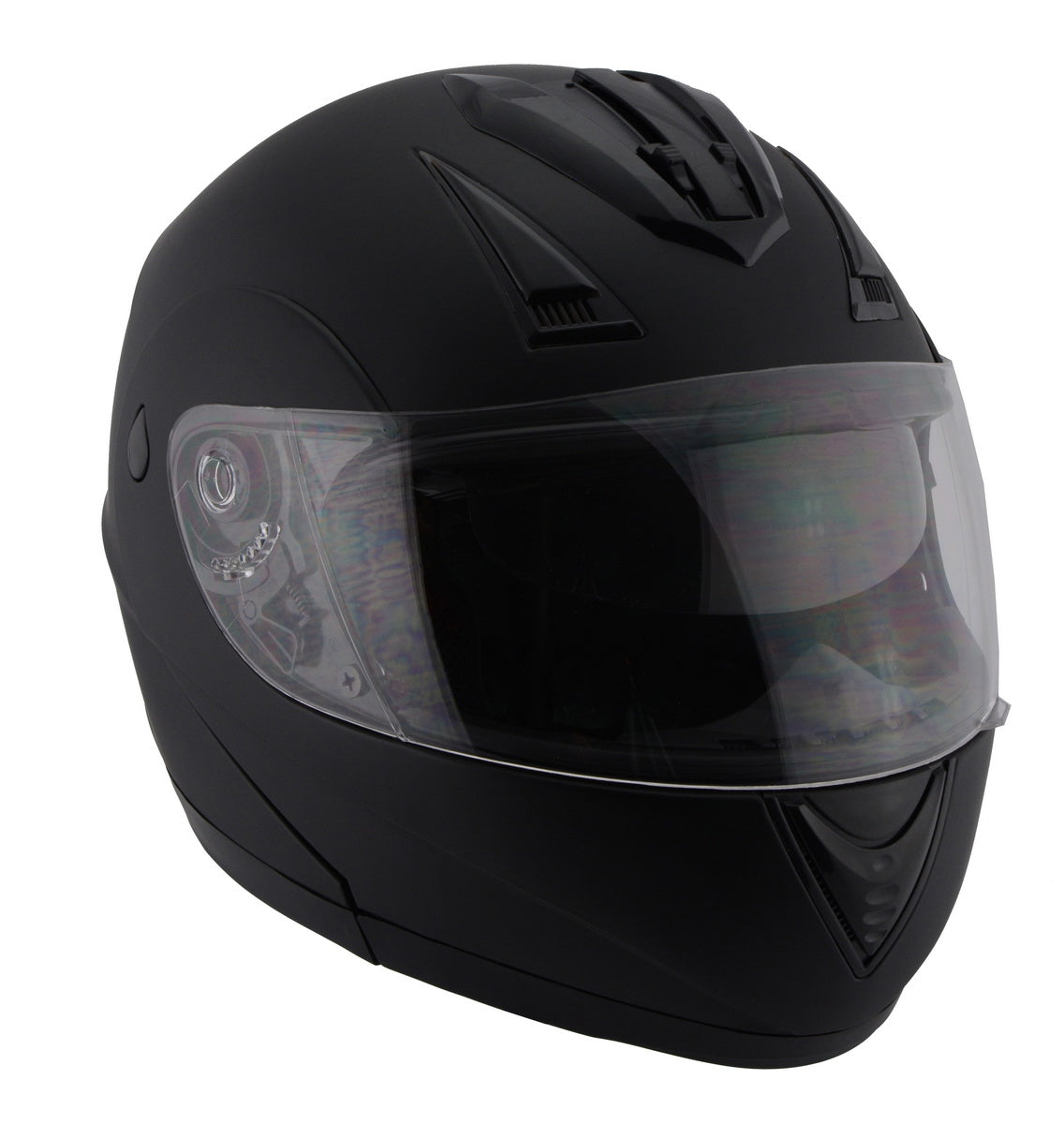 Milwaukee Performance Helmets MPH9801DOT 'Expedition' Modular Matte Black Helmet