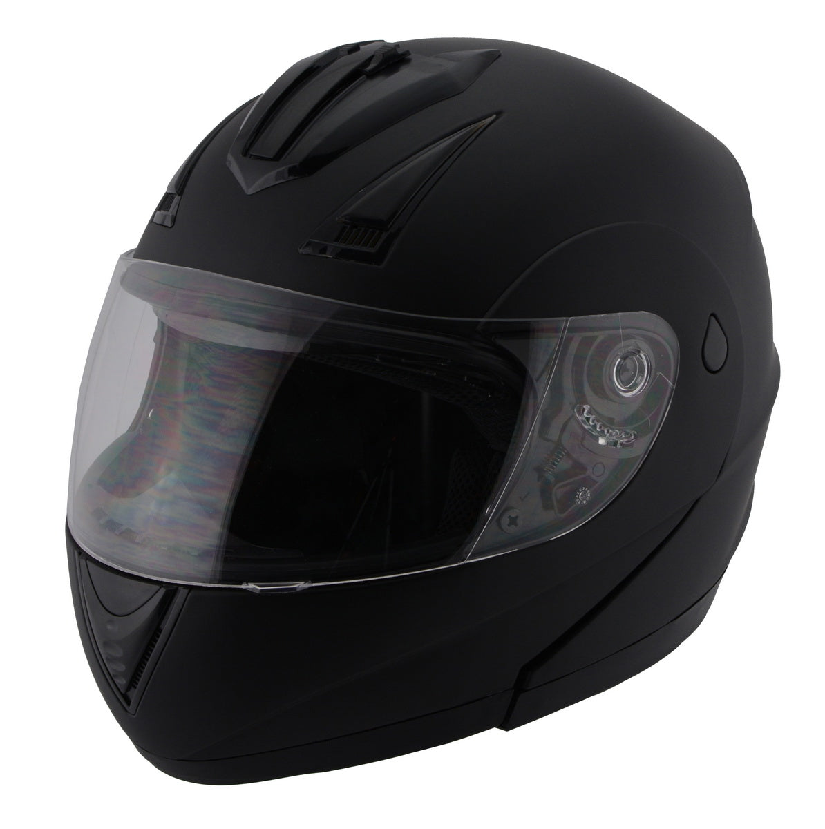 Milwaukee Performance Helmets MPH9801DOT 'Expedition' Modular Matte Black Helmet