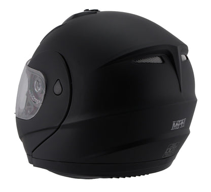 Milwaukee Performance Helmets MPH9801DOT 'Expedition' Modular Matte Black Helmet