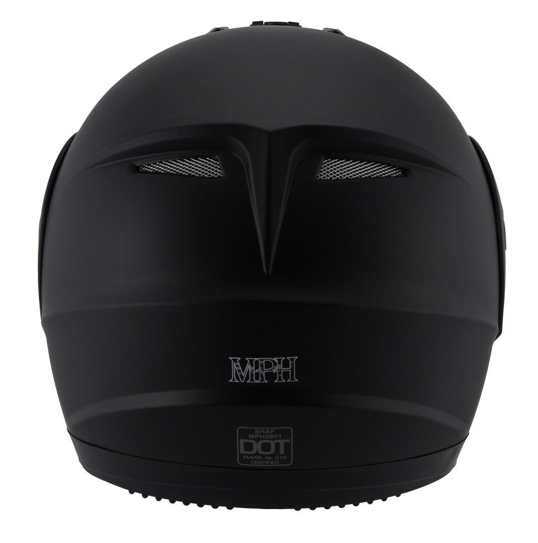Milwaukee Performance Helmets MPH9801DOT Expedition Modular Matte Black Helmet