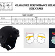 Milwaukee Performance Helmets  MPH9802DOT 'Vision' Matte Black 3/4 Open Face Helmet with HD Camera and Bluetooth System