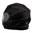 Milwaukee Performance Helmets MPH9803DOT Ionized Matte Black Advanced Modular Motorcycle Helmet w/ Drop Down Visor