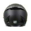 Milwaukee Performance Helmets MPH9805DOT Shift Open Face 3/4 Matte Black Helmet Biker w/ Drop Down Visor