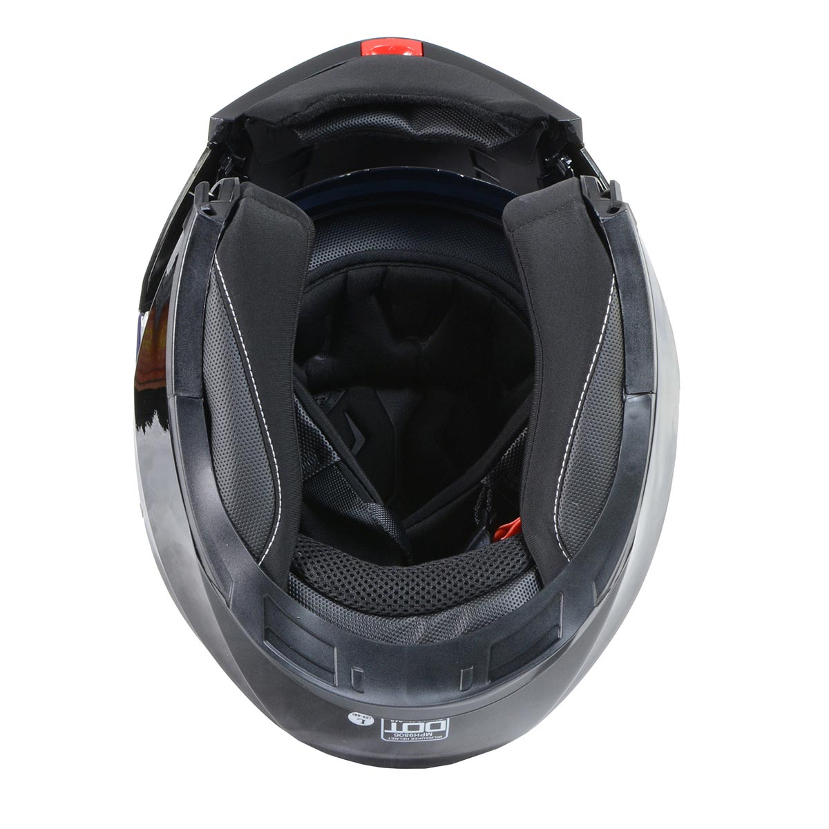 Milwaukee Helmets MPH9806DOT Ionized Gloss Black Advanced