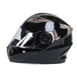 Milwaukee Helmets MPH9806DOT 'Ionized' Gloss Black Modular Helmet for Men and Women Biker w/ MP7922FMSET Heated Balaclava Bundle