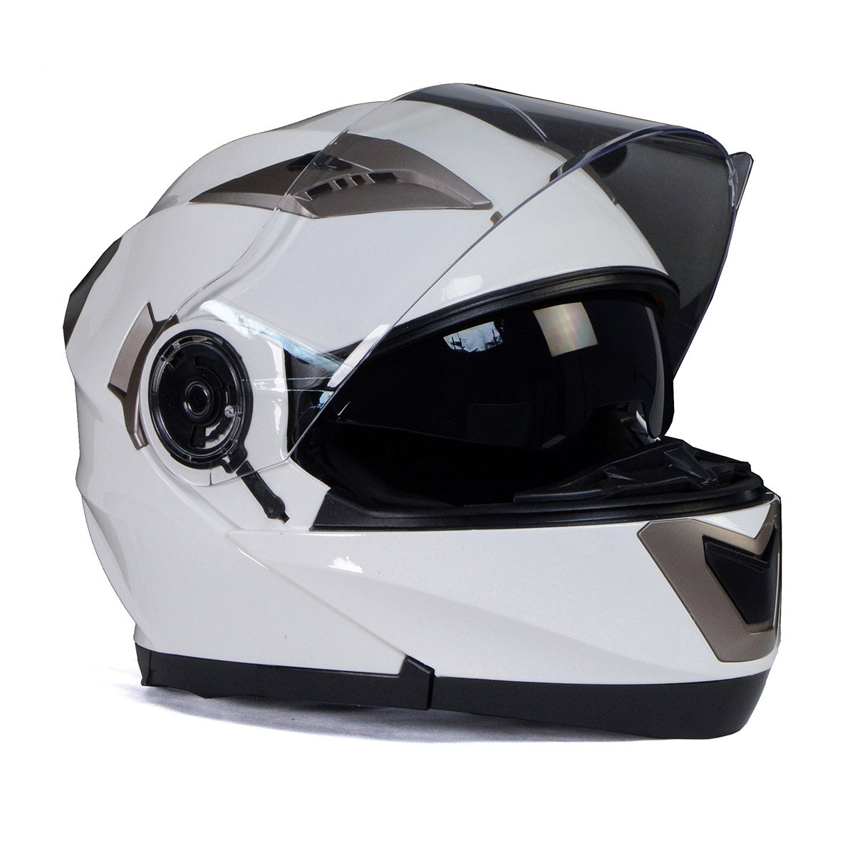 Milwaukee Helmets MPH9807DOT Ionized Gloss White Advanced