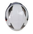 Milwaukee Helmets MPH9807DOT Ionized Gloss White Advanced Motorcycle Modular Helmet Biker w/ Drop Down Visor
