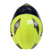 Milwaukee Helmets MPH9809DOT Ionized Neon Yellow Advanced Motorcycle Modular Helmet Biker w/ Drop Down Visor