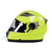 Milwaukee Helmets MPH9809DOT 'Ionized' Neon Yellow Modular Helmet for Men and Women Biker w/ MP7922FMSET Heated Balaclava Bundle