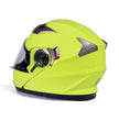 Milwaukee Helmets MPH9809DOT 'Ionized' Neon Yellow Modular Helmet for Men and Women Biker w/ MP7922FMSET Heated Balaclava Bundle