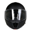 Milwaukee Helmets MPH9812DOT Flat Black Menace Advanced Motorcycle Modular Helmet Biker w/ Drop Down Visor