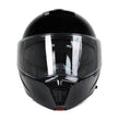 Milwaukee Helmets MPH9813DOT Gloss Black Menace DOT Approved Motorcycle Modular Helmet w/ Drop Down Visor