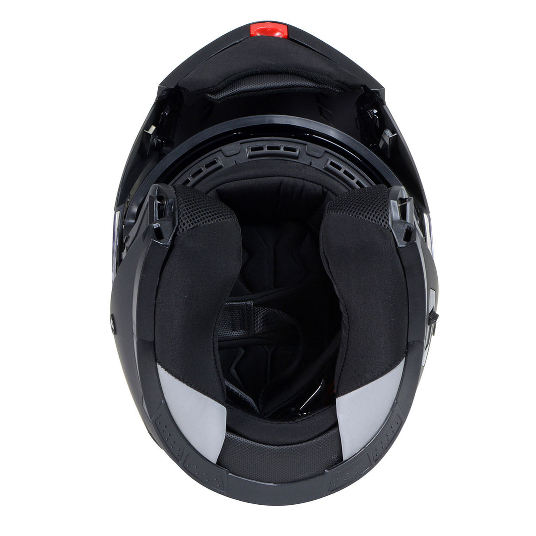 arai helmet fitting milwakuee Milwaukee Helmets Breeze Flat Black Advanced Motorcycle Modular Helmet w/ Drop – Milwaukee Motorcycle Clothing Co