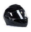 Milwaukee Helmets MPH9815DOT 'Breeze' Gloss Black Modular Helmet for Men and Women Biker w/ MP7922FMSET Heated Balaclava Bundle
