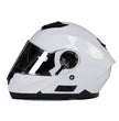 Milwaukee Helmets MPH9816DOT Breeze White Advanced Motorcycle Modular Helmet Biker w/ Drop Down Visor