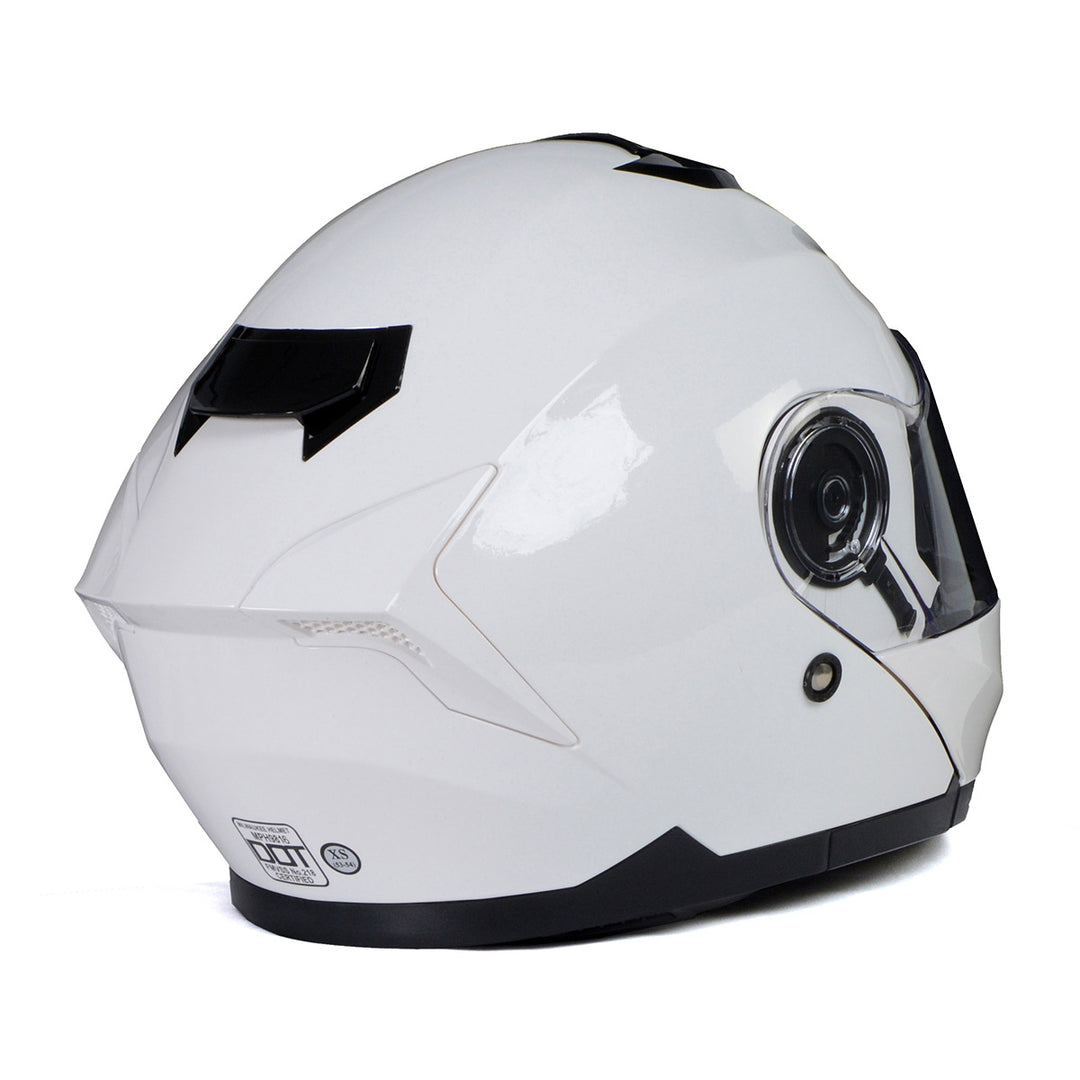 adult bike helmets milwaukee MPH9827DOT Cypher Flat Red Advanced Motorcycle Modular Helmet w/Drop Down Visor Easy as pie Milwaukee Helmets MPH9807DOT 'Ionized' Gloss