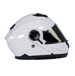 Milwaukee Helmets MPH9816DOT Breeze White Advanced Motorcycle Modular Helmet Biker w/ Drop Down Visor