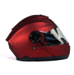 Milwaukee Helmets MPH9817DOT Breeze Red Advanced Motorcycle Modular Helmet Biker w/ Drop Down Visor