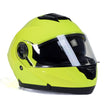 Milwaukee Helmets MPH9819DOT Breeze Green Advanced Motorcycle Modular Helmet Biker w/ Drop Down Visor