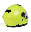 Milwaukee Helmets MPH9819DOT Breeze Green Advanced Motorcycle Modular Helmet Biker w/ Drop Down Visor
