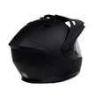 Milwaukee Helmets MPH9820DOT Flat Black Ominous Dual Sport Advanced Motorcycle Modular Helmet Biker