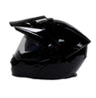 Milwaukee Helmets Gloss Black Ominous Dual Sport Advanced Motorcycle Modular Helmet DOT Approved MPH9821DOT